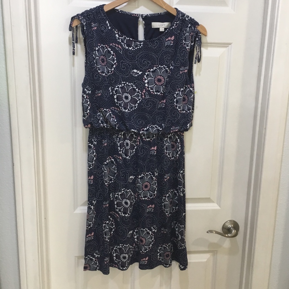 Cotton knit Ann Taylor Loft dress